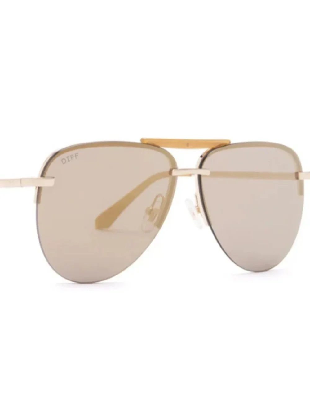 NWT Diff Tahoe Aviator Sunglasses